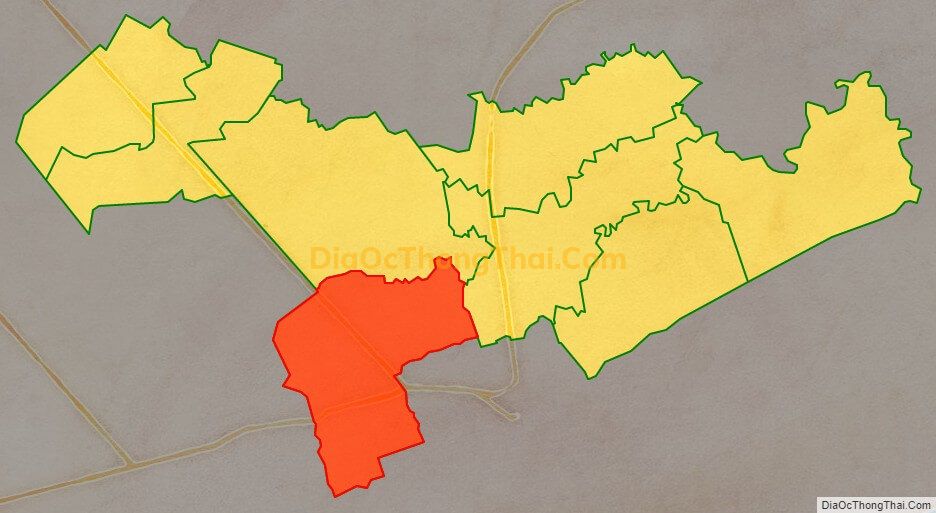 Bản đồ vị trí và địa giới hành chính Xã Long Thạnh, huyện Vĩnh Lợi