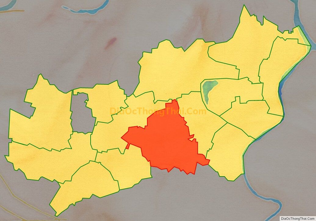 Bản đồ vị trí và địa giới hành chính Xã Trung Chính, huyện Lương Tài
