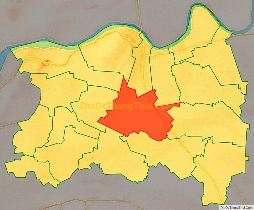 Bản đồ vị trí và địa giới hành chính Xã Gia Đông, huyện Thuận Thành
