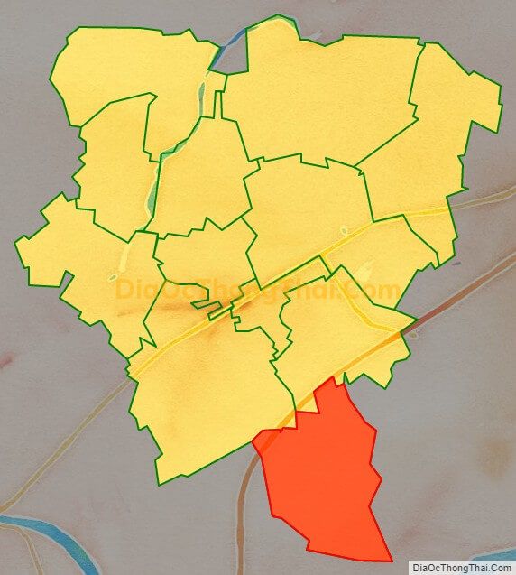 Bản đồ vị trí và địa giới hành chính Phường Phù Chẩn, TP Từ Sơn