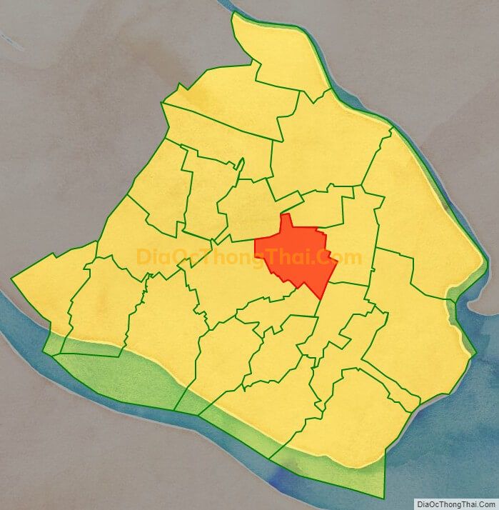 Bản đồ vị trí và địa giới hành chính Xã Phú Lễ, huyện Ba Tri
