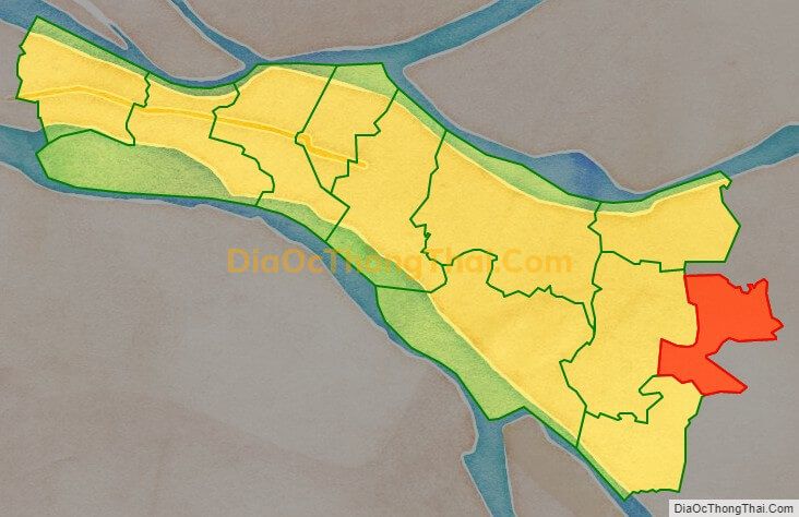 Bản đồ vị trí và địa giới hành chính Xã Vĩnh Hòa, huyện Chợ Lách