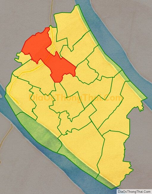 Bản đồ vị trí và địa giới hành chính Xã Đa Phước Hội, huyện Mỏ Cày Nam