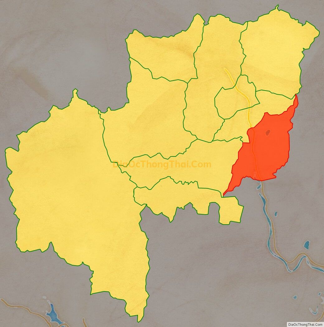 Bản đồ vị trí và địa giới hành chính Xã An Hòa, huyện An Lão
