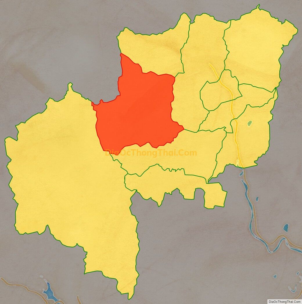 Bản đồ vị trí và địa giới hành chính Xã An Vinh, huyện An Lão