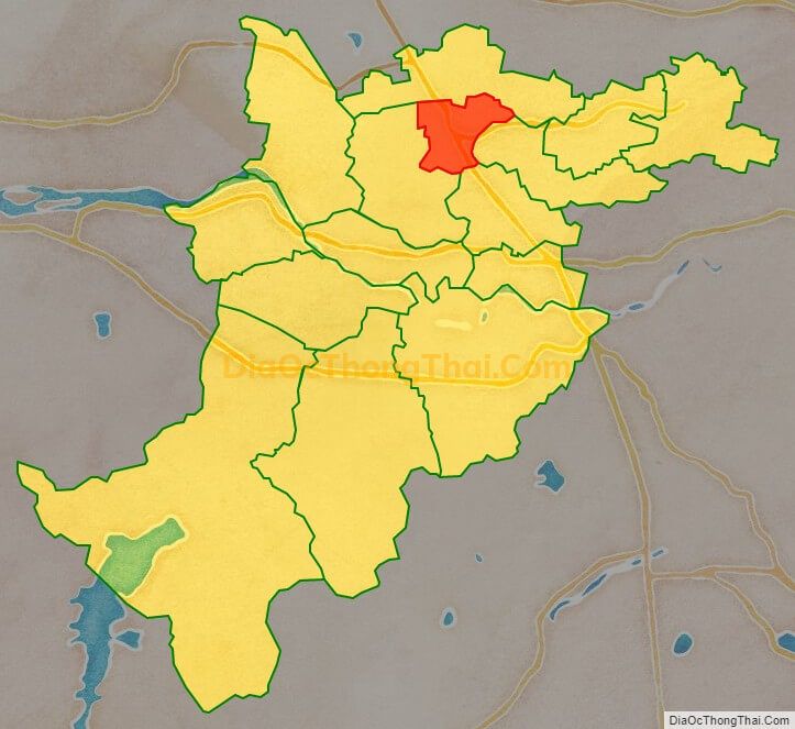 Bản đồ vị trí và địa giới hành chính Phường Đập Đá, thị xã An Nhơn