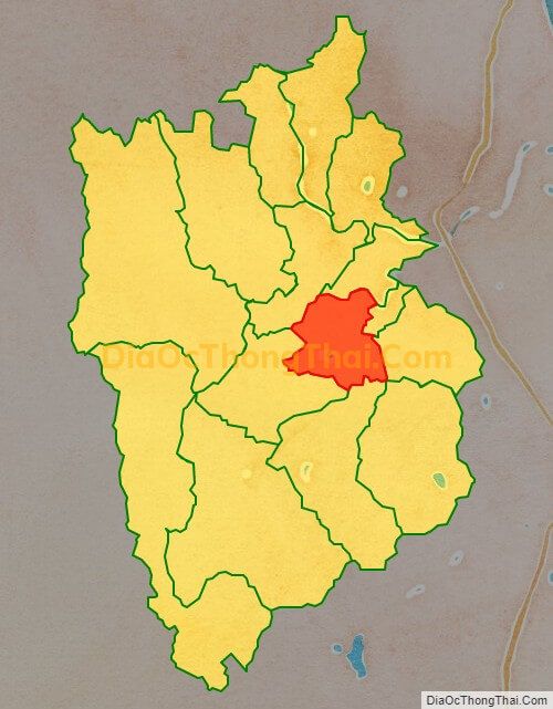 Bản đồ vị trí và địa giới hành chính Xã Ân Đức, huyện Hoài Ân