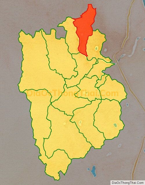Bản đồ vị trí và địa giới hành chính Xã Ân Hảo Đông, huyện Hoài Ân