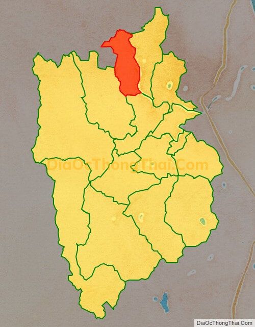 Bản đồ vị trí và địa giới hành chính Xã Ân Hảo Tây, huyện Hoài Ân