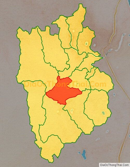 Bản đồ vị trí và địa giới hành chính Xã Ân Hữu, huyện Hoài Ân