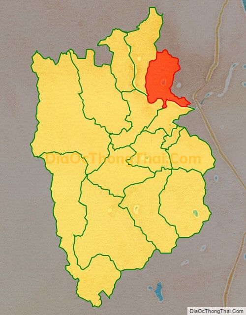 Bản đồ vị trí và địa giới hành chính Xã Ân Mỹ, huyện Hoài Ân