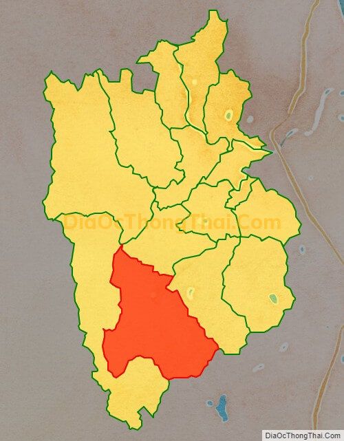 Bản đồ vị trí và địa giới hành chính Xã Ân Nghĩa, huyện Hoài Ân