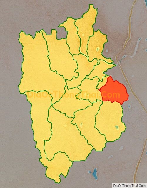 Bản đồ vị trí và địa giới hành chính Xã Ân Phong, huyện Hoài Ân