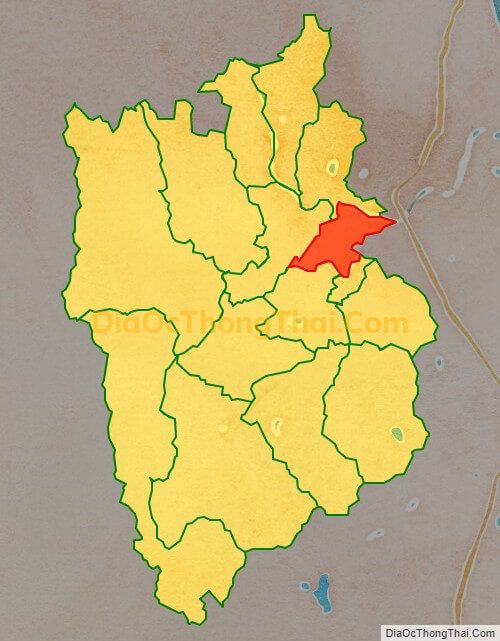 Bản đồ vị trí và địa giới hành chính Xã Ân Thạnh, huyện Hoài Ân