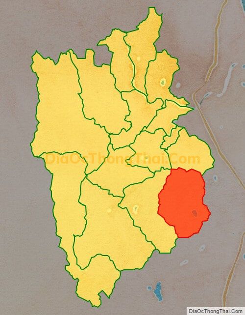 Bản đồ vị trí và địa giới hành chính Xã Ân Tường Đông, huyện Hoài Ân
