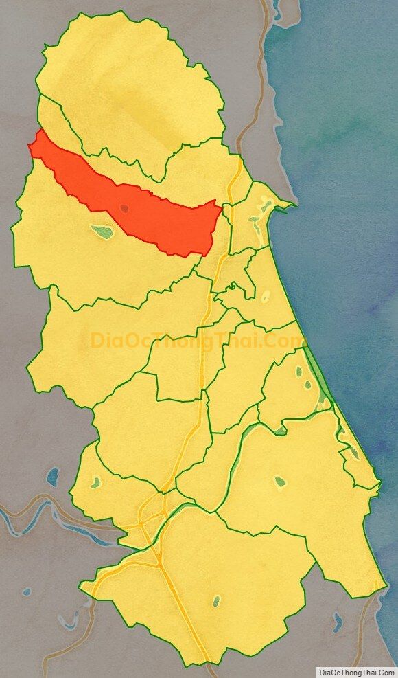 Bản đồ vị trí và địa giới hành chính Xã Hoài Châu, thị xã Hoài Nhơn
