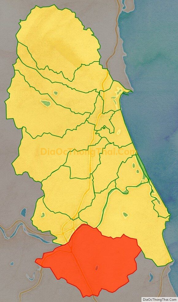 Bản đồ vị trí và địa giới hành chính Phường Hoài Đức, thị xã Hoài Nhơn