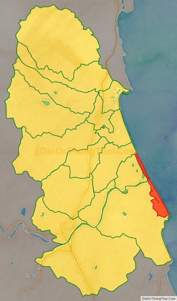 Bản đồ vị trí và địa giới hành chính Xã Hoài Hải, thị xã Hoài Nhơn