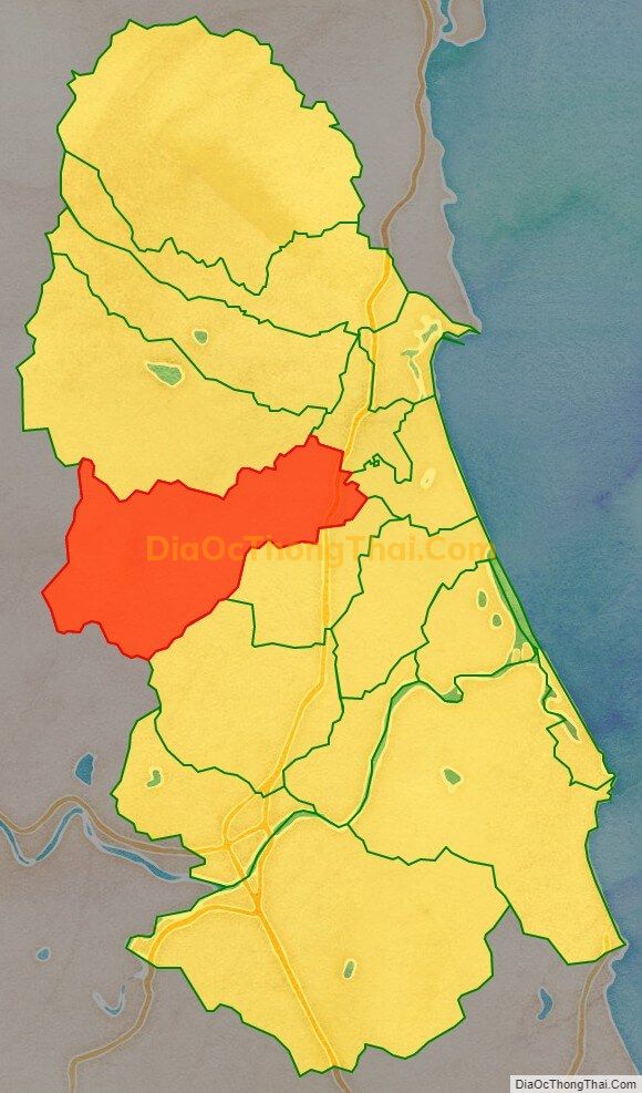 Bản đồ vị trí và địa giới hành chính Phường Hoài Hảo, thị xã Hoài Nhơn