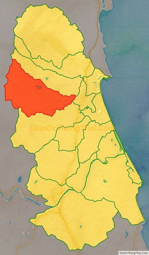 Bản đồ vị trí và địa giới hành chính Xã Hoài Phú, thị xã Hoài Nhơn