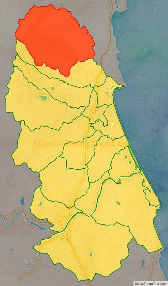 Bản đồ vị trí và địa giới hành chính Xã Hoài Sơn, thị xã Hoài Nhơn