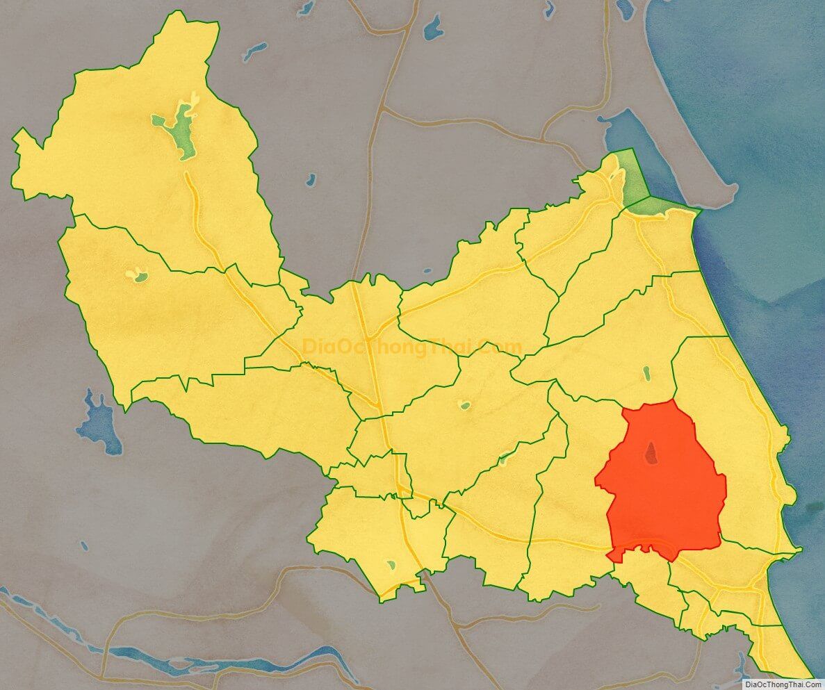 Bản đồ vị trí và địa giới hành chính Xã Cát Hưng, huyện Phù Cát