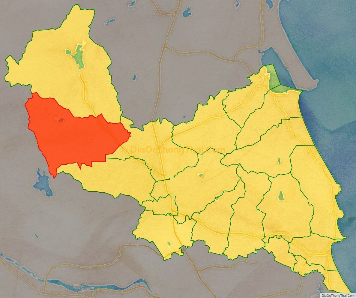 Bản đồ vị trí và địa giới hành chính Xã Cát Lâm, huyện Phù Cát