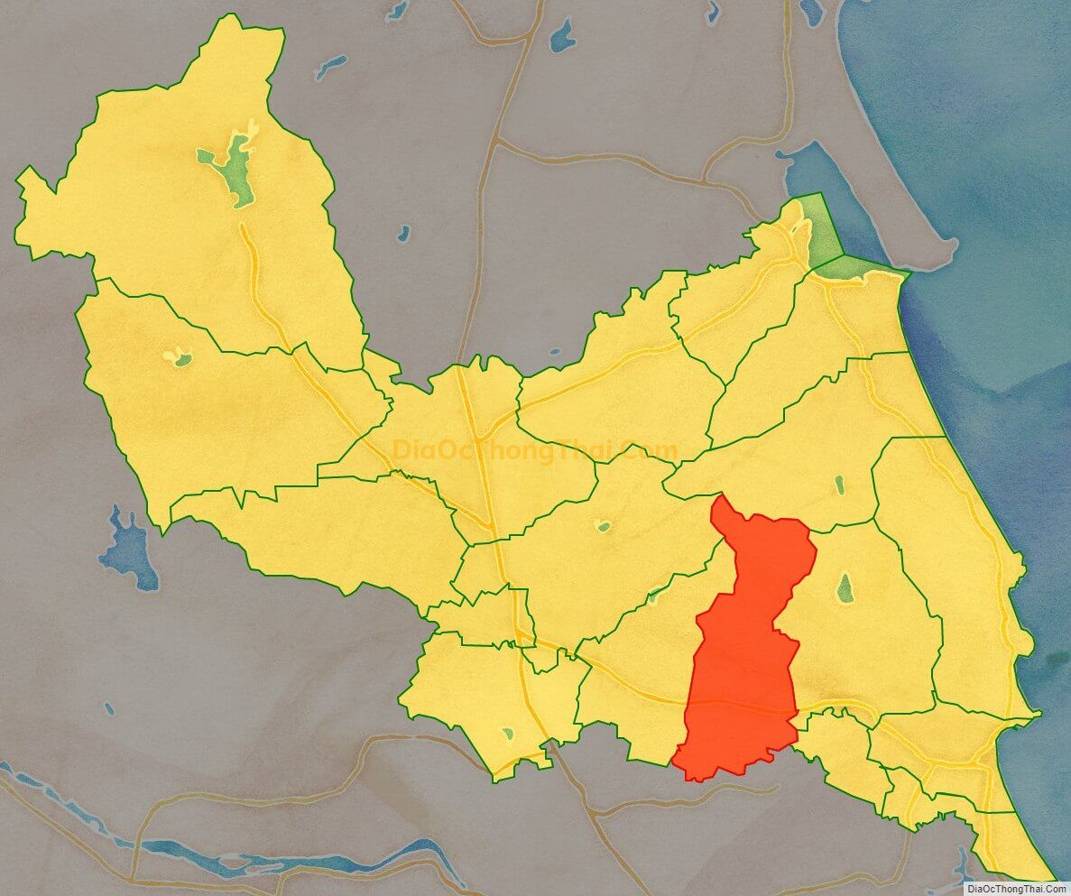 Bản đồ vị trí và địa giới hành chính Xã Cát Nhơn, huyện Phù Cát