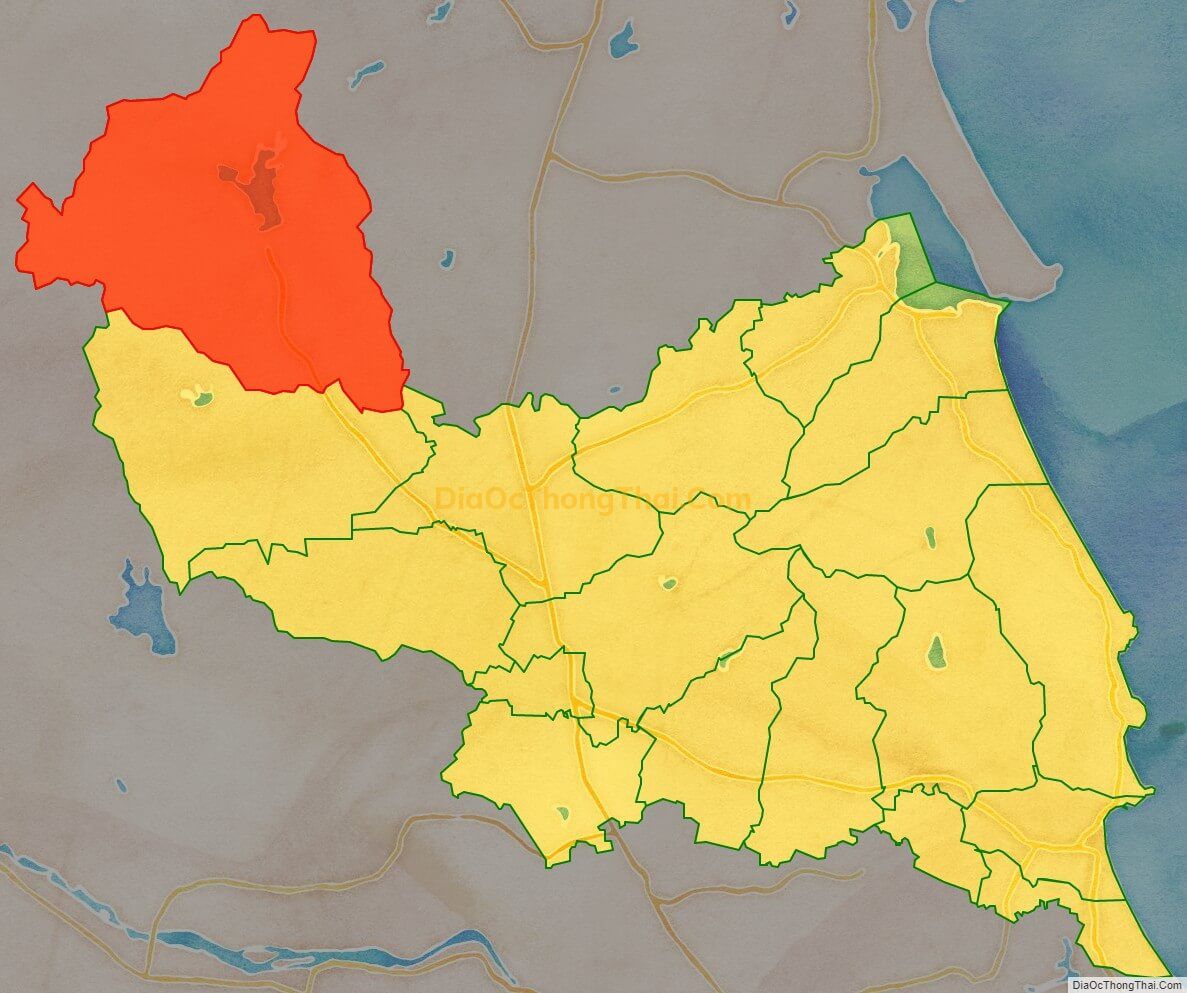 Bản đồ vị trí và địa giới hành chính Xã Cát Sơn, huyện Phù Cát