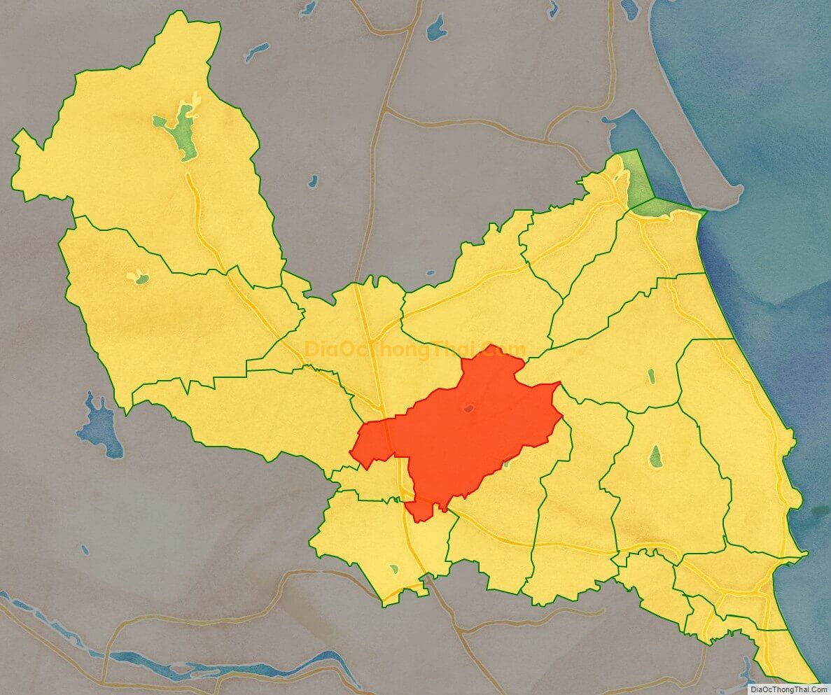 Bản đồ vị trí và địa giới hành chính Xã Cát Trinh, huyện Phù Cát