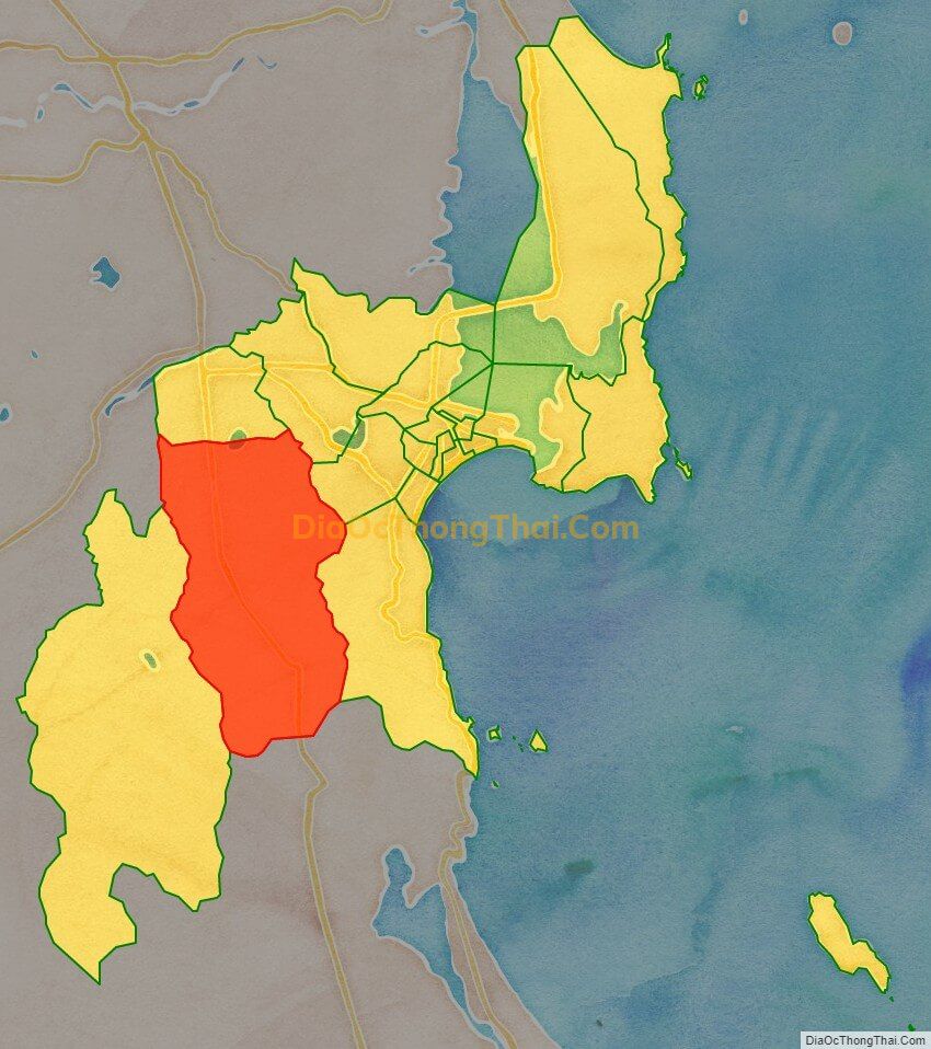 Bản đồ vị trí và địa giới hành chính Phường Bùi Thị Xuân, TP Quy Nhơn