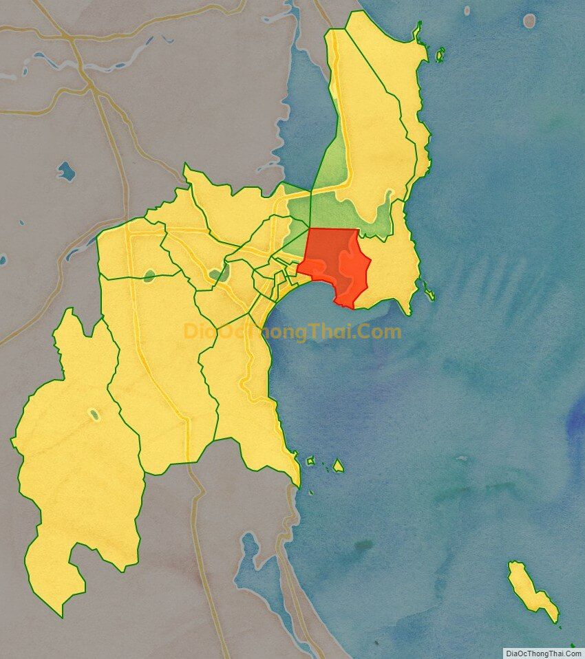 Bản đồ vị trí và địa giới hành chính Phường Hải Cảng, TP Quy Nhơn