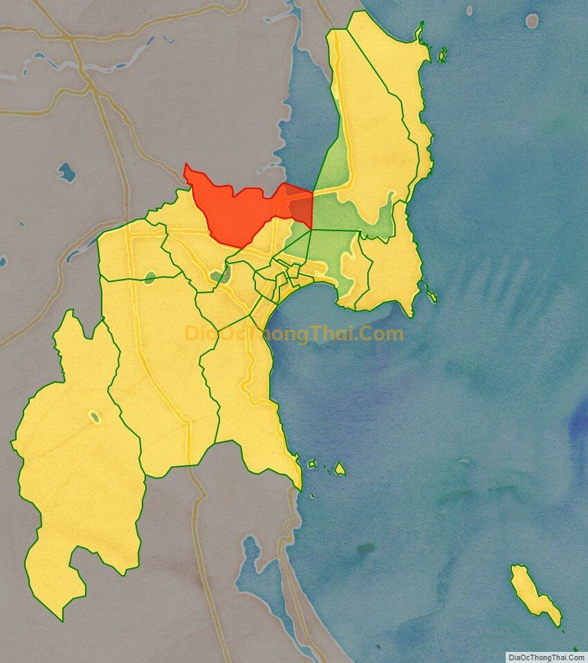 Bản đồ vị trí và địa giới hành chính Phường Nhơn Bình, TP Quy Nhơn