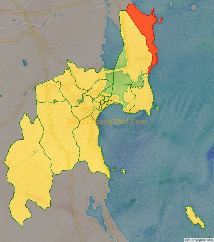 Bản đồ vị trí và địa giới hành chính Xã Nhơn Lý, TP Quy Nhơn