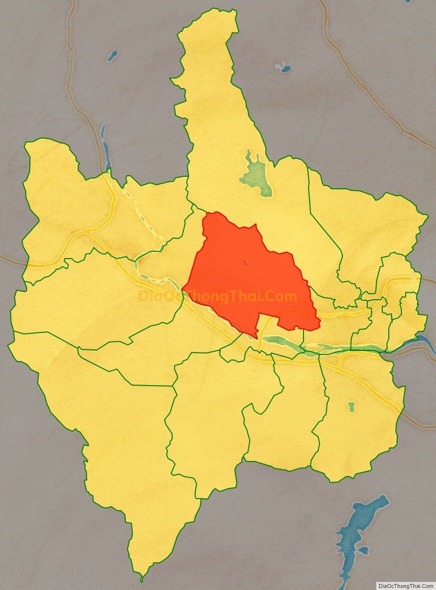 Bản đồ vị trí và địa giới hành chính Xã Bình Thành, huyện Tây Sơn