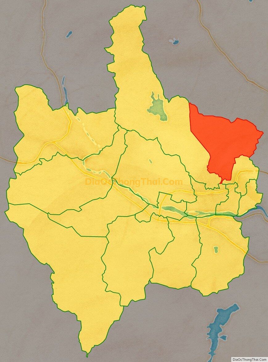 Bản đồ vị trí và địa giới hành chính Xã Bình Thuận, huyện Tây Sơn