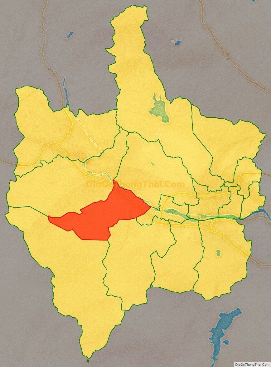 Bản đồ vị trí và địa giới hành chính Xã Bình Tường, huyện Tây Sơn