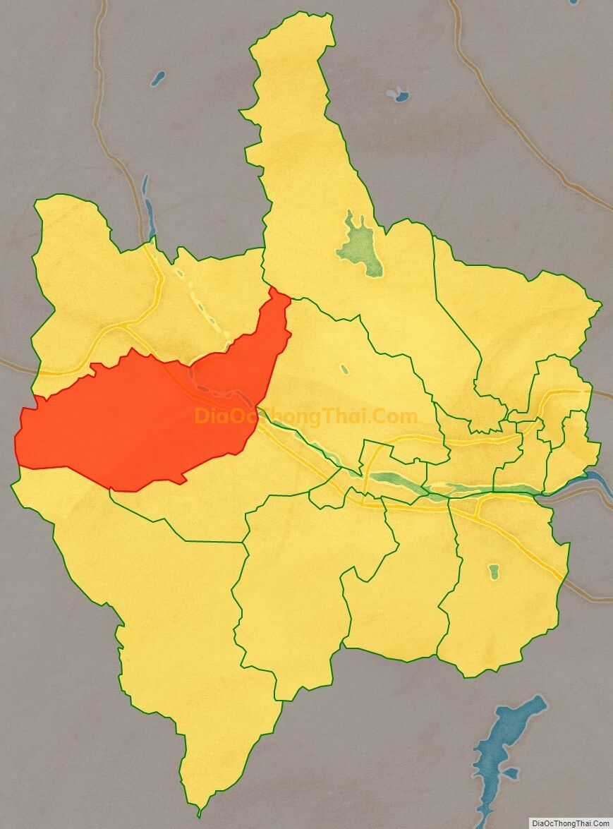 Bản đồ vị trí và địa giới hành chính Xã Tây Giang, huyện Tây Sơn