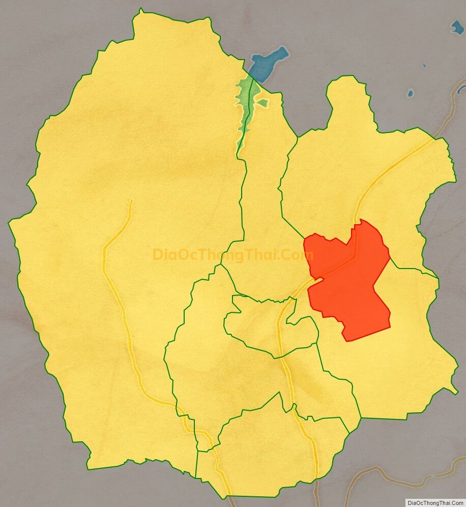 Bản đồ vị trí và địa giới hành chính Xã Canh Hiển, huyện Vân Canh