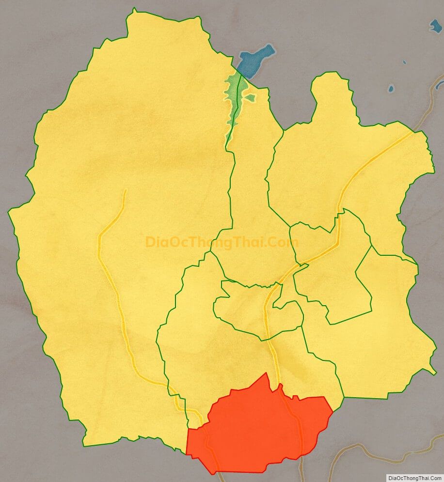 Bản đồ vị trí và địa giới hành chính Xã Canh Hòa, huyện Vân Canh