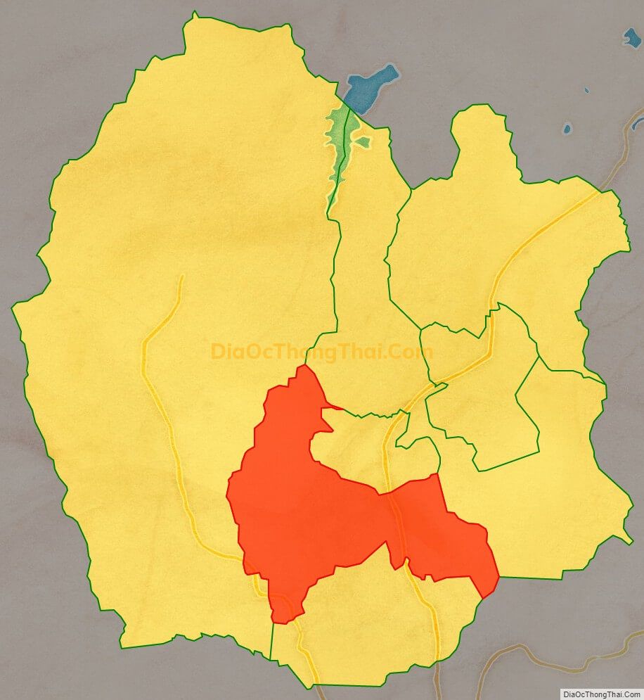 Bản đồ vị trí và địa giới hành chính Xã Canh Thuận, huyện Vân Canh