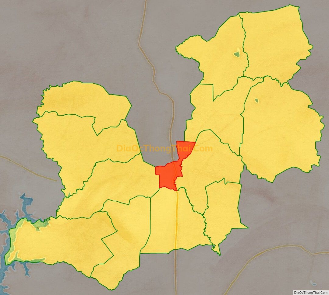 Bản đồ vị trí và địa giới hành chính Xã Thanh Bình, huyện Hớn Quản