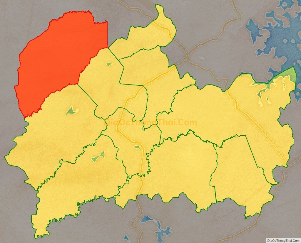 Bản đồ vị trí và địa giới hành chính Xã Long Bình, huyện Phú Riềng