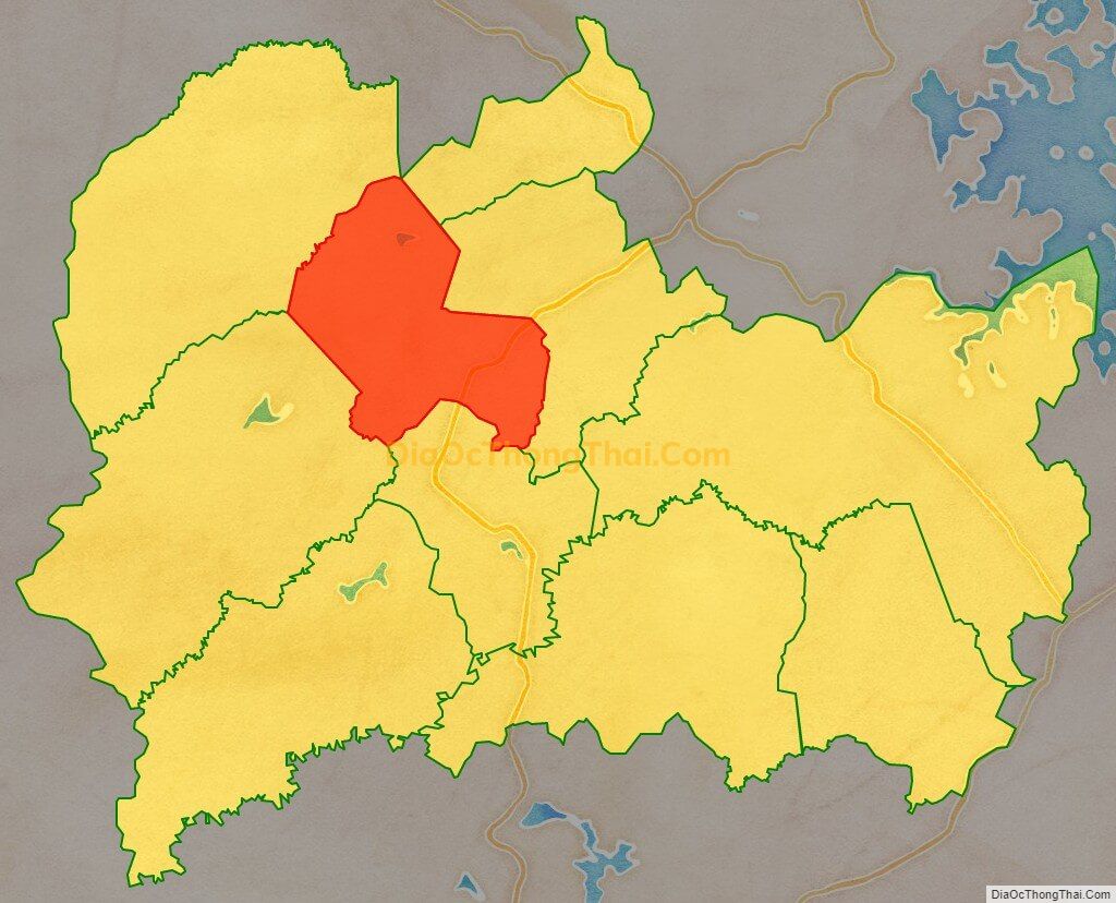 Bản đồ vị trí và địa giới hành chính Xã Long Hưng, huyện Phú Riềng