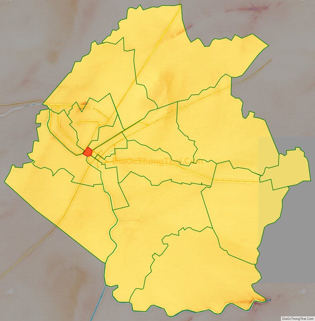 Bản đồ vị trí và địa giới hành chính Phường 2, TP Cà Mau