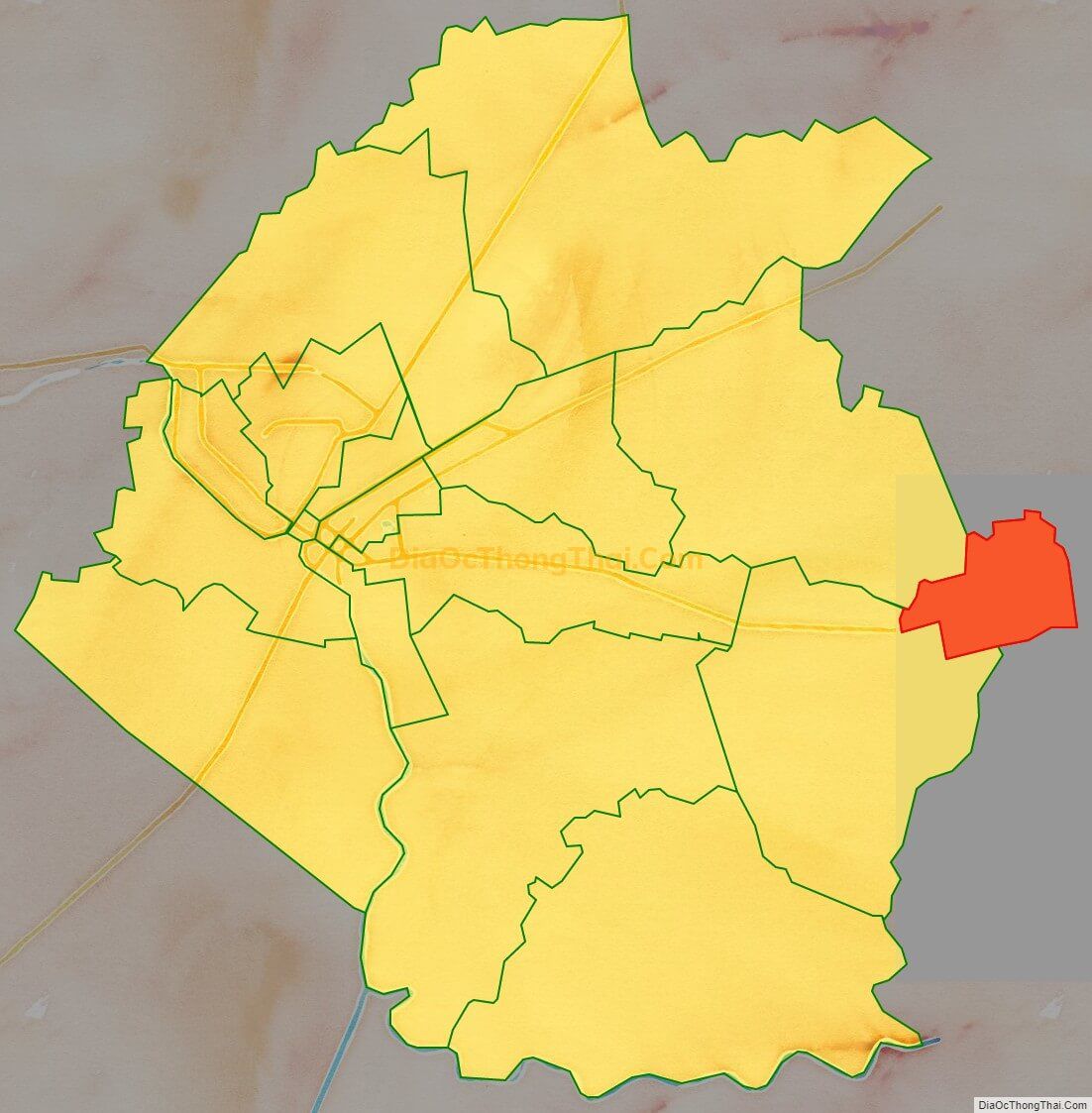 Bản đồ vị trí và địa giới hành chính Xã Tắc Vân, TP Cà Mau