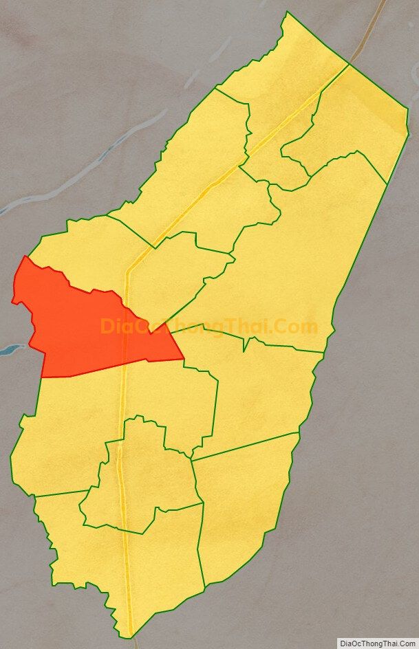 Bản đồ vị trí và địa giới hành chính Xã Hòa Mỹ, huyện Cái Nước