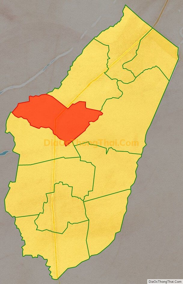 Bản đồ vị trí và địa giới hành chính Xã Hưng Mỹ, huyện Cái Nước