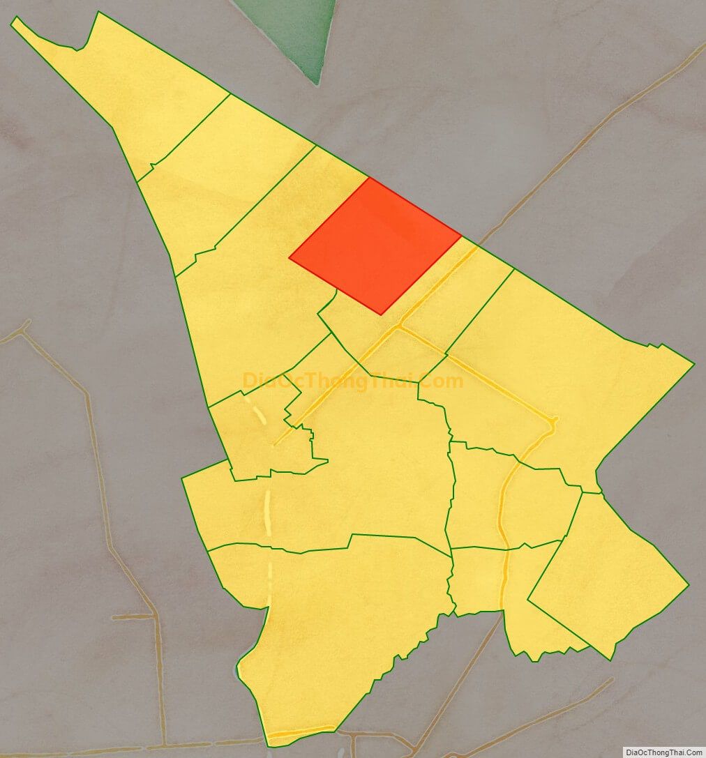 Bản đồ vị trí và địa giới hành chính Xã Trí Lực, huyện Thới Bình