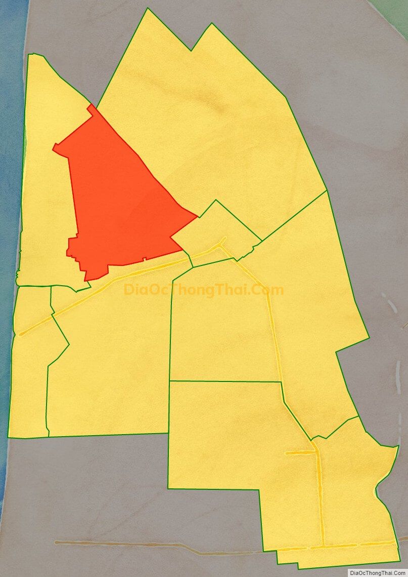Bản đồ vị trí và địa giới hành chính Xã Khánh Hòa, huyện U Minh